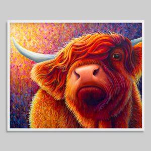 highland cow art print Rachel Froud