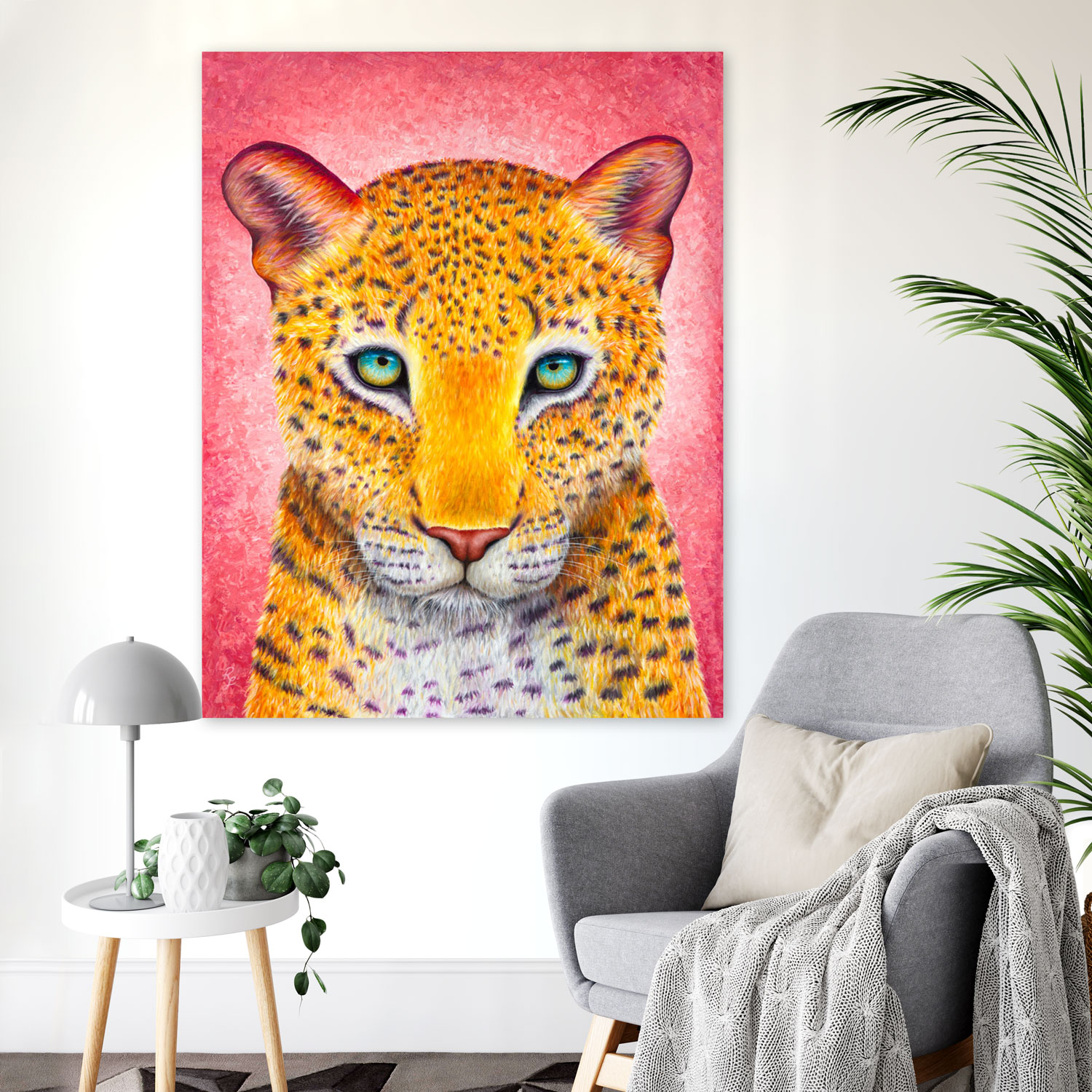 Leopard Painting by Rachel Froud