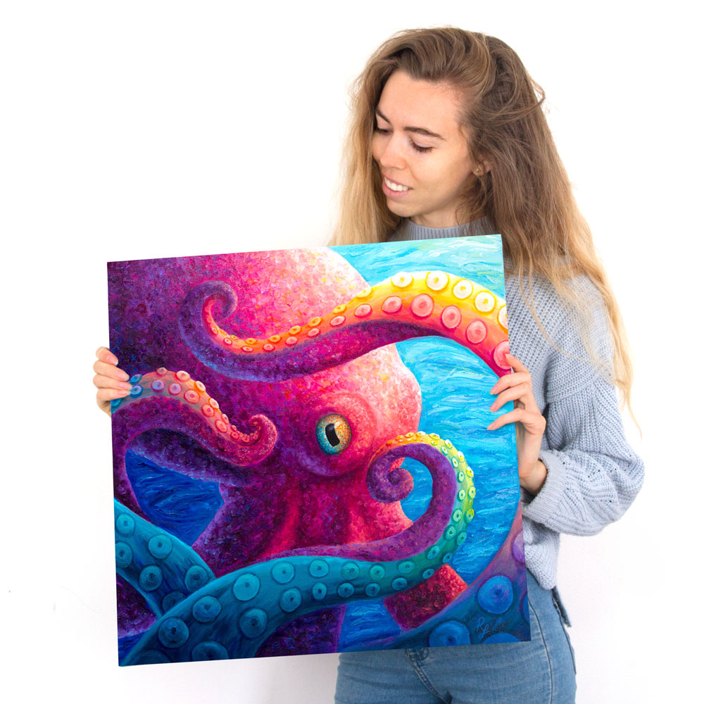colourful octopus painting