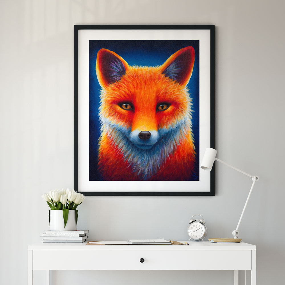 fox art print