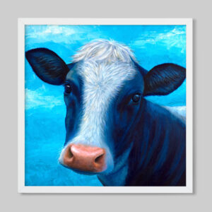 cute cow art print