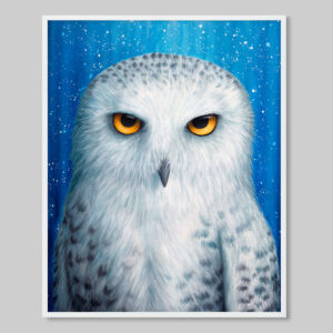 snowy owl art print