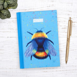 Colourful bee pocket notebook