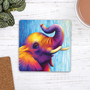 Colourful elephant coaster