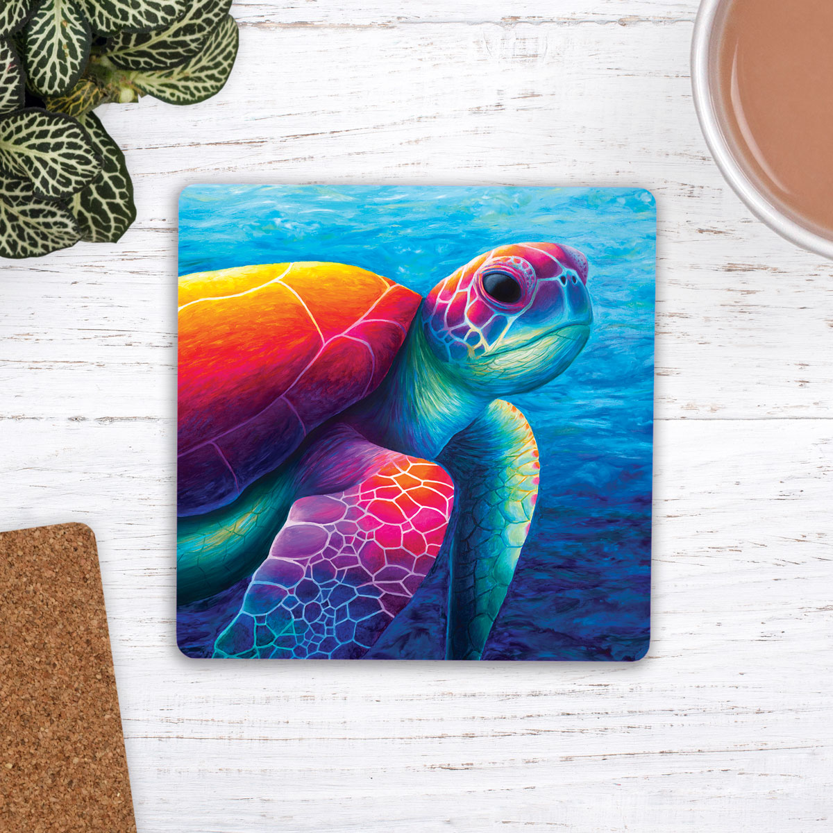 Colourful turtle coaster