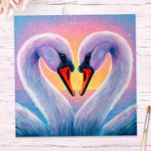 swans original painting
