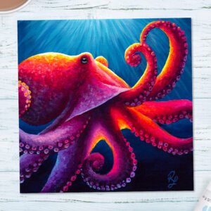 original octopus painting